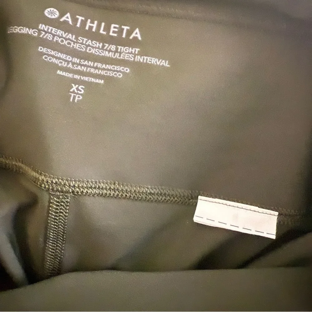 Athleta Forest Green Women's Leggings XS